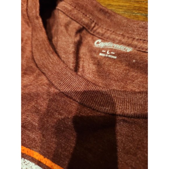 Captivating VT Virginia Tech Vintage Maroon T-shirt (NEWT) Large - Picture 4 of 5